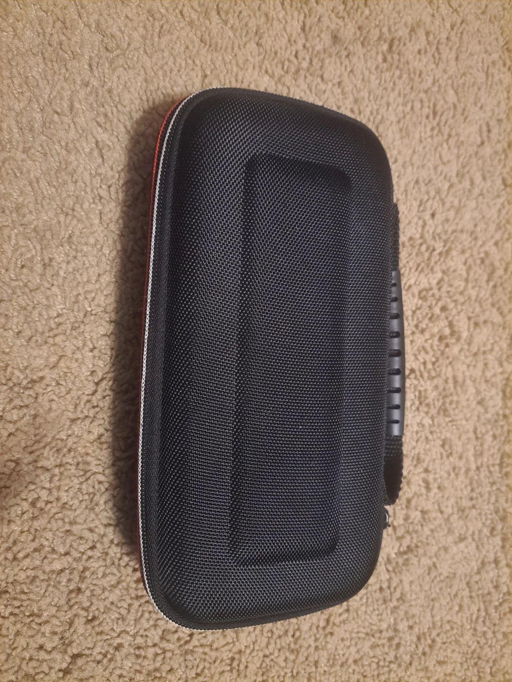 Hardshell Nintendo Switch lite Case - Black with Red Trim